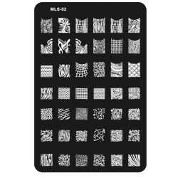 Matrita Stampila unghii #MLS02 Matrita stampila unghii